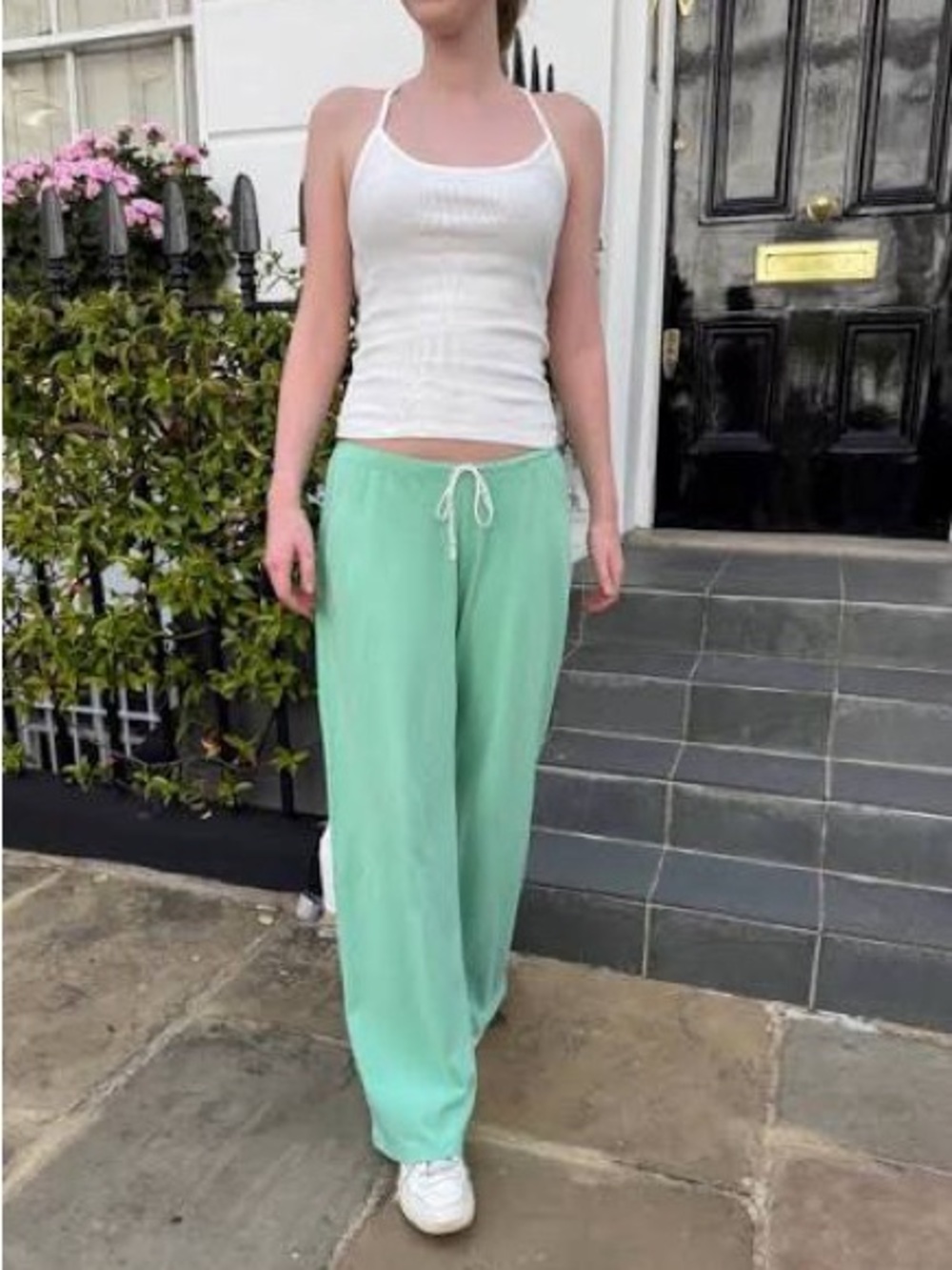 BNWT Brandy Melville seafoam teal Anastasia sweatpants